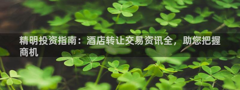 williamhill官网登录入口|精明投资指南：酒店转让交